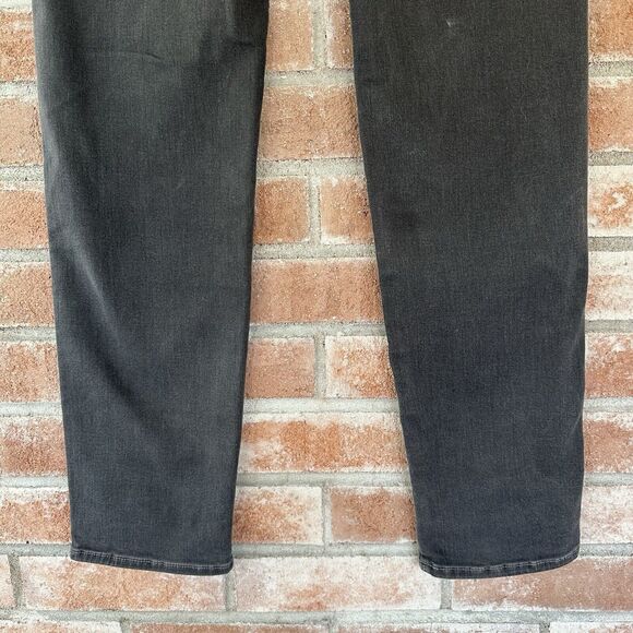 7 For All Mankind Slim Cigarette Jeans Size 31 Charcoal Gray - Picture 5 of 8